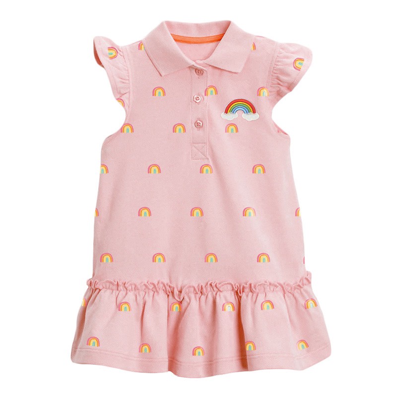 Bst váy polo hè cotton little maven cho bé gái 2-8 tuổi - ảnh sản phẩm 6