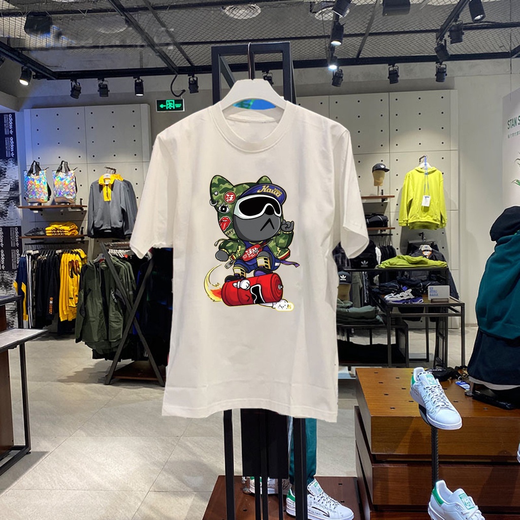 Áo thun form rộng nam nữ(mã chó lính)