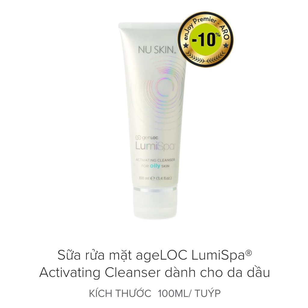 Sửa Rửa Mặt Lumispa 100ml 5 loại da