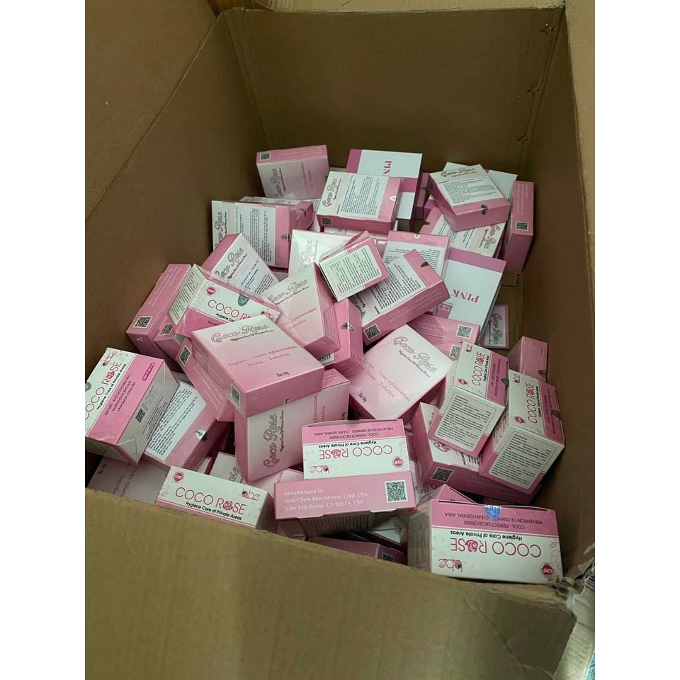 Bột Ngâm Xông Coco Rose Check Mã Vạch Đầy Đủ 10 gói