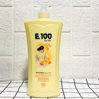 Sữa Tắm dưỡng trắng da E100 Silky 800ml
