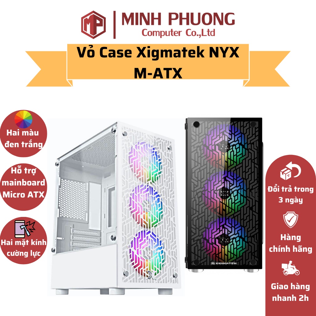 Vỏ case XIGMATEK NYX - Hàng Chính Hãng