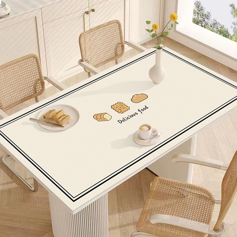 Thảm trải bàn chống dầu chống thấm nước đơn giản hiện đại