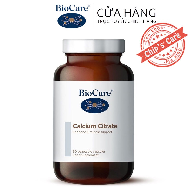 Canxi Citrate Biocare bổ sung Canxi hữu cơ