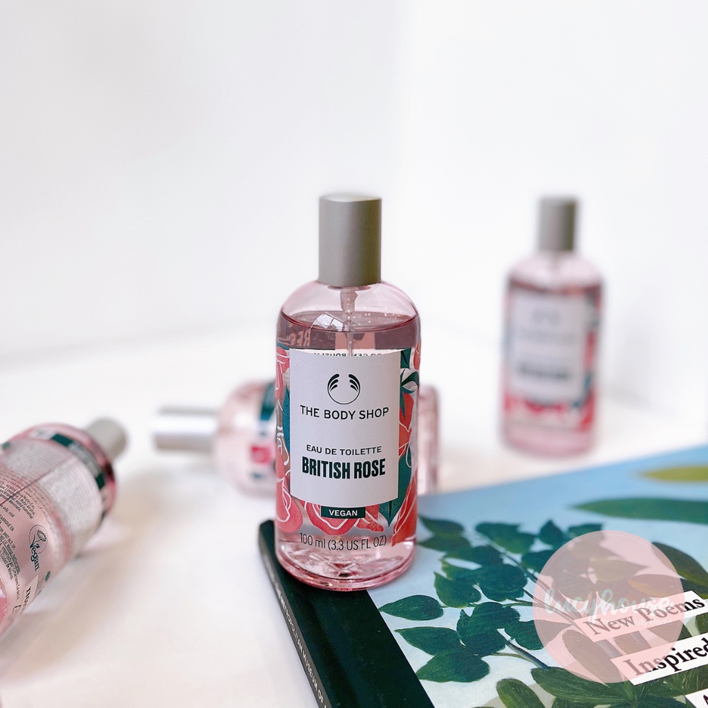 Nước hoa Hoa hồng Anh British Rose Eau de Toilette The Body Shop - Mẫu mới 100ml