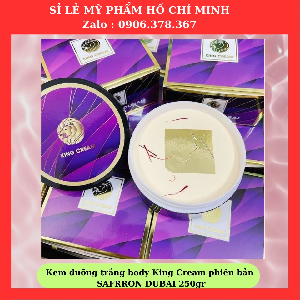 Kem dưỡng trắng body King Cream phiên bản SAFRRON DUBAI 250gr
