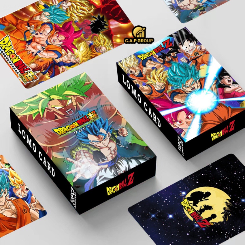 Thẻ Dragon Ball Super card bài ảnh 7 Viên Ngọc Rồng hộp 30 tấm hình