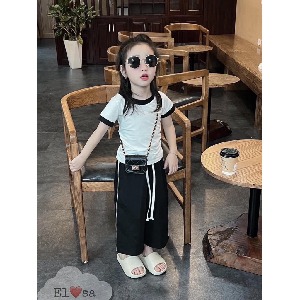 Quần áo bé gái- Set Mẹ và Bé Dáng Thể Thao Cá Tính Cho Cho Bé 1-8 Tuổi (Mẹ Freesize Dưới 55Kg)