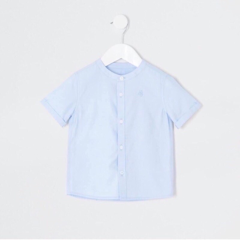 Áo sơ mi Ri AUTHENTIC size 3/4y(form rộng)