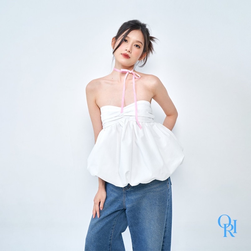 ORIGINALITY - ÁO BÍ TRẮNG CÚP NGỰC - TULIP TOP | BigBuy360 - bigbuy360.vn