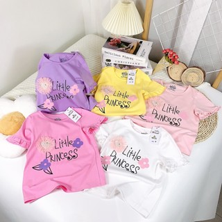 Áo cộc tay cotton bé gái 17-38kg. Áo thun bé gái