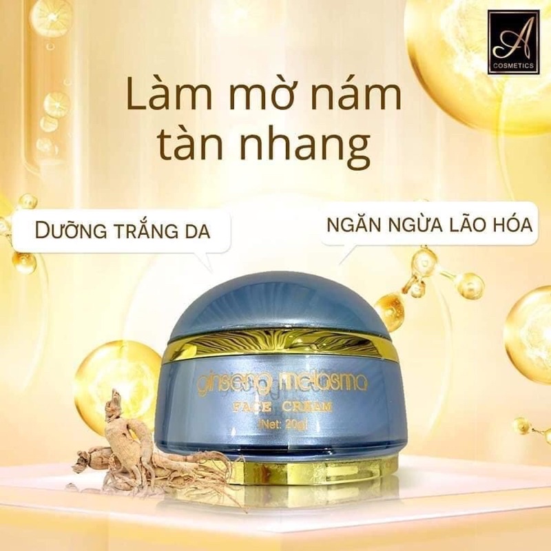 [ Tặng kèm serum] Face Nám A cosmetic chính hãng - Face Nám Nhân Sâm kèm serum