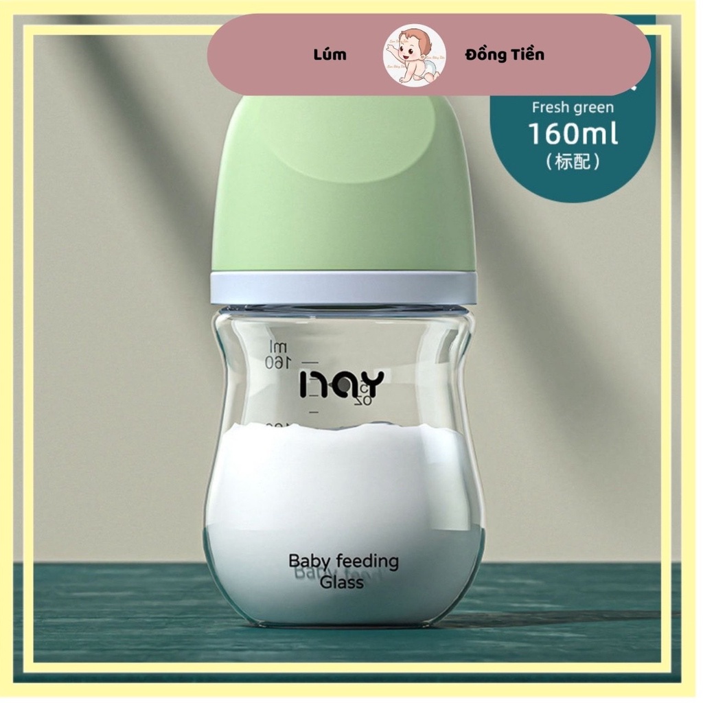 Bình Sữa PAY Thủy Tinh Size 80ml & 160ml