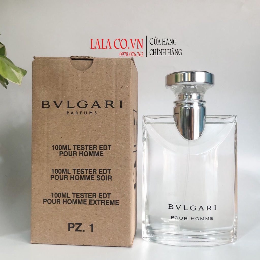 Nước Hoa Nam Bvlgari Pour Homme Edt 100ml; Nam tính, lịch lãm, quyến rũ