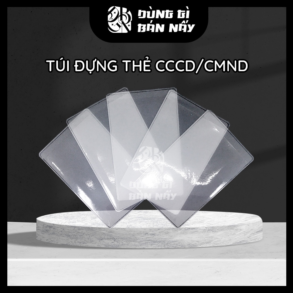 Túi Đựng Thẻ Căn Cước Công Dân, Chứng Minh Nhân Dân, Thẻ Ngân Hàng, Thẻ Thành Viên, Ảnh Thẻ Chống Xước