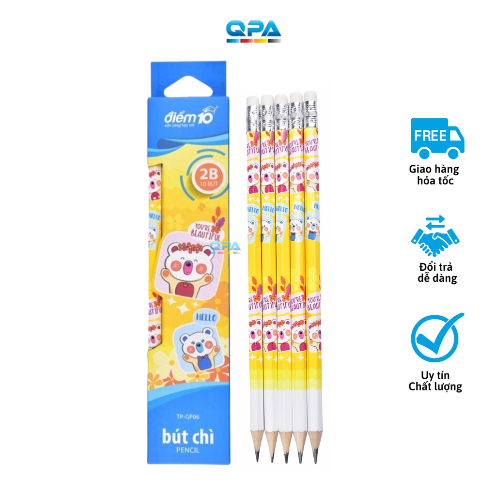 Bút chì gỗ 2B TP-GP06