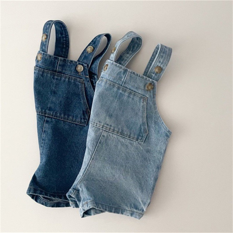 Yếm jeans cho bé , yếm bò đùi cho bé trai và bé gái hàng qccc , size 6-17kg