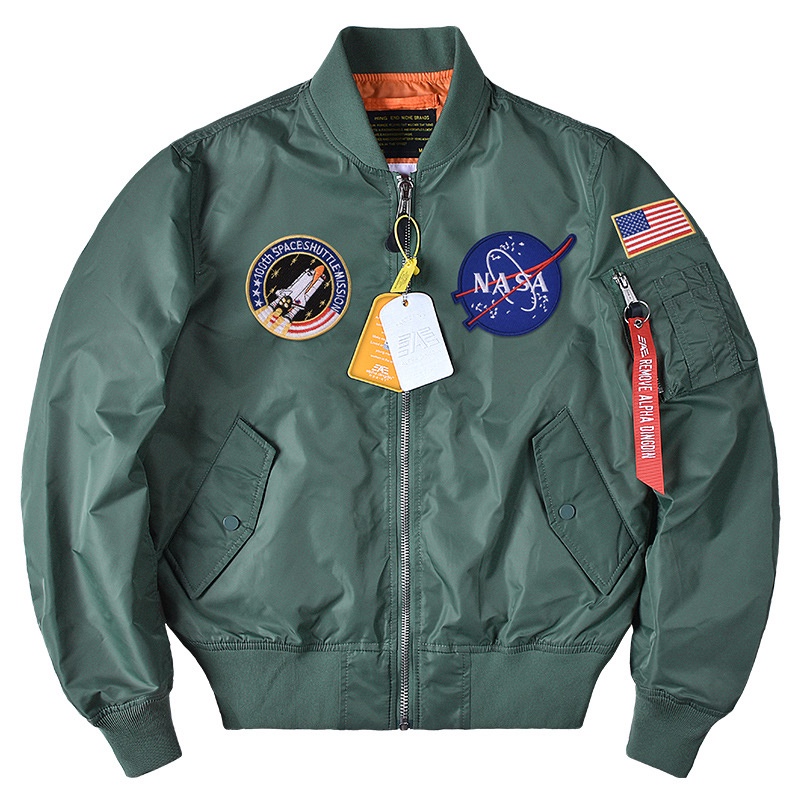 Áo Khoác Pilot Nasa Lưng Trơn ARM-1305