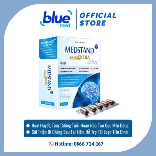Hoạt Huyết Dưỡng Não - Medstand Brain Extra - Bổ Não Ginkgo, Tăng Cường Tuần Hoàn Não