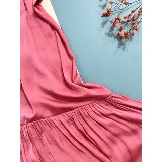Đầm lụa đuôi cá cam InFAshion