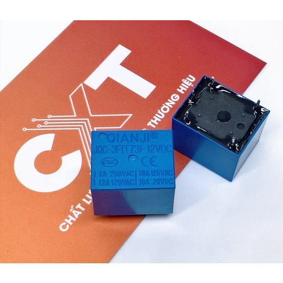 Relay Rơ le 10A 12V (5 chân) JQC-3F(T73) 12VDC