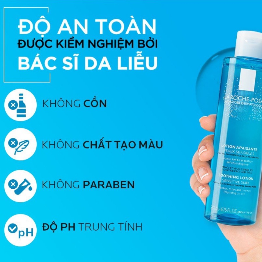 Toner  La Roche-Posay dành cho da nhạy cảm Soothing Lotion Sensitive Skin 200ML