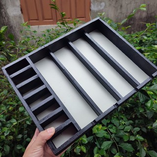 Khay gỗ đựng tông đơ