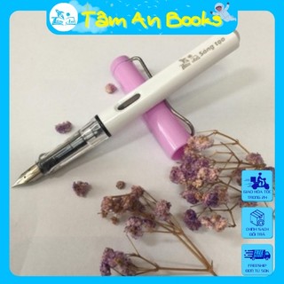 Bút máy luyện chữ Tâm An Sáng Tạo ngòi 0.38mm nét êm trơn dùng mực xóa được- Tâm An Books