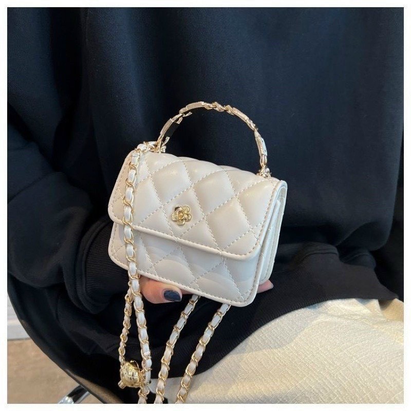 Túi đeo chéo - Túi đeo vai  KHÓA BÔNG CHỜ NEO KÈM Dây xích THỜI TRANG SIÊU HÓT