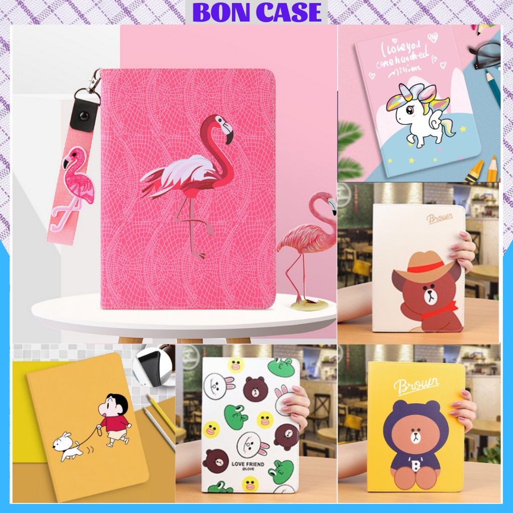 Ốp ipad silicon Love friend cute ốp ipad Gen 5-6-7-8-9 -Pro 11-9.7-10.5 -Air 1-2-3...BON CASE