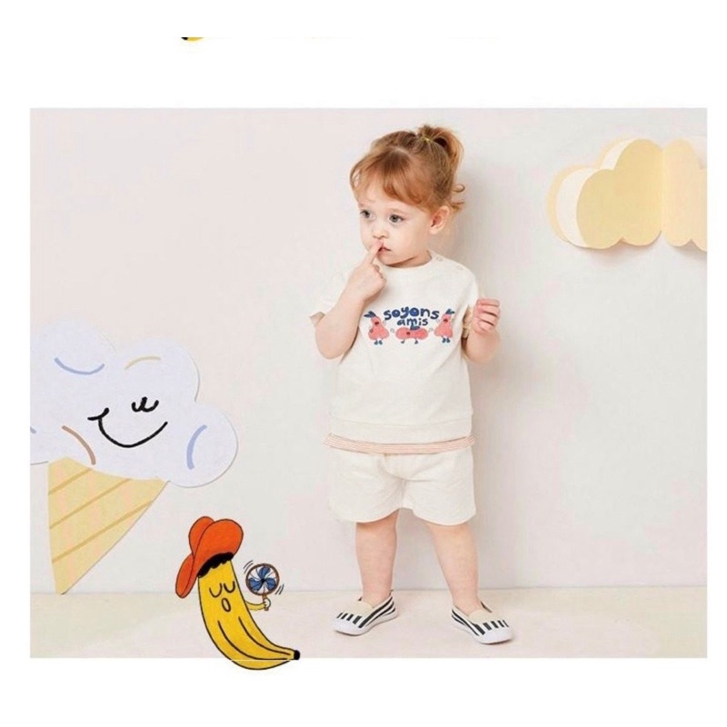 Bộ MilkMile xuất Hàn bé trai/bé gái