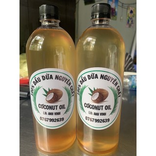 Dầu dừa nguyên chất 100%, 100ml