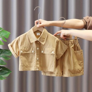Quần áo bé trai Set quần áo bé trai chât sliệu vải bamboo thân thiện vơi làn da trẻ, mã T13