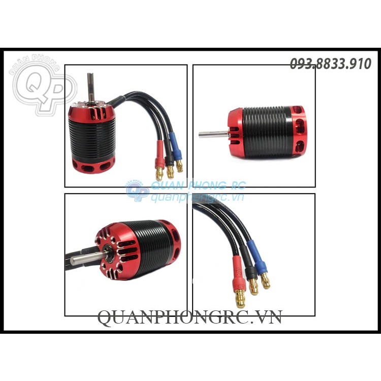 Động Cơ Motor Brushless JDHMBD H2222-PRO 3800KV 3.5MM Shaft For Trex 450 480 X360 Helicopter Red