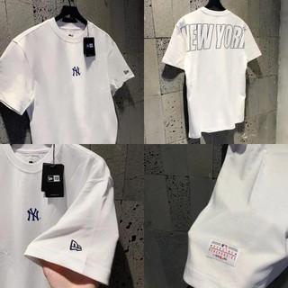 Áo thun basic nam nữ, áo thun mlb newyork 100% chất cotton xịn xò, form chuẩn t07 shop qv