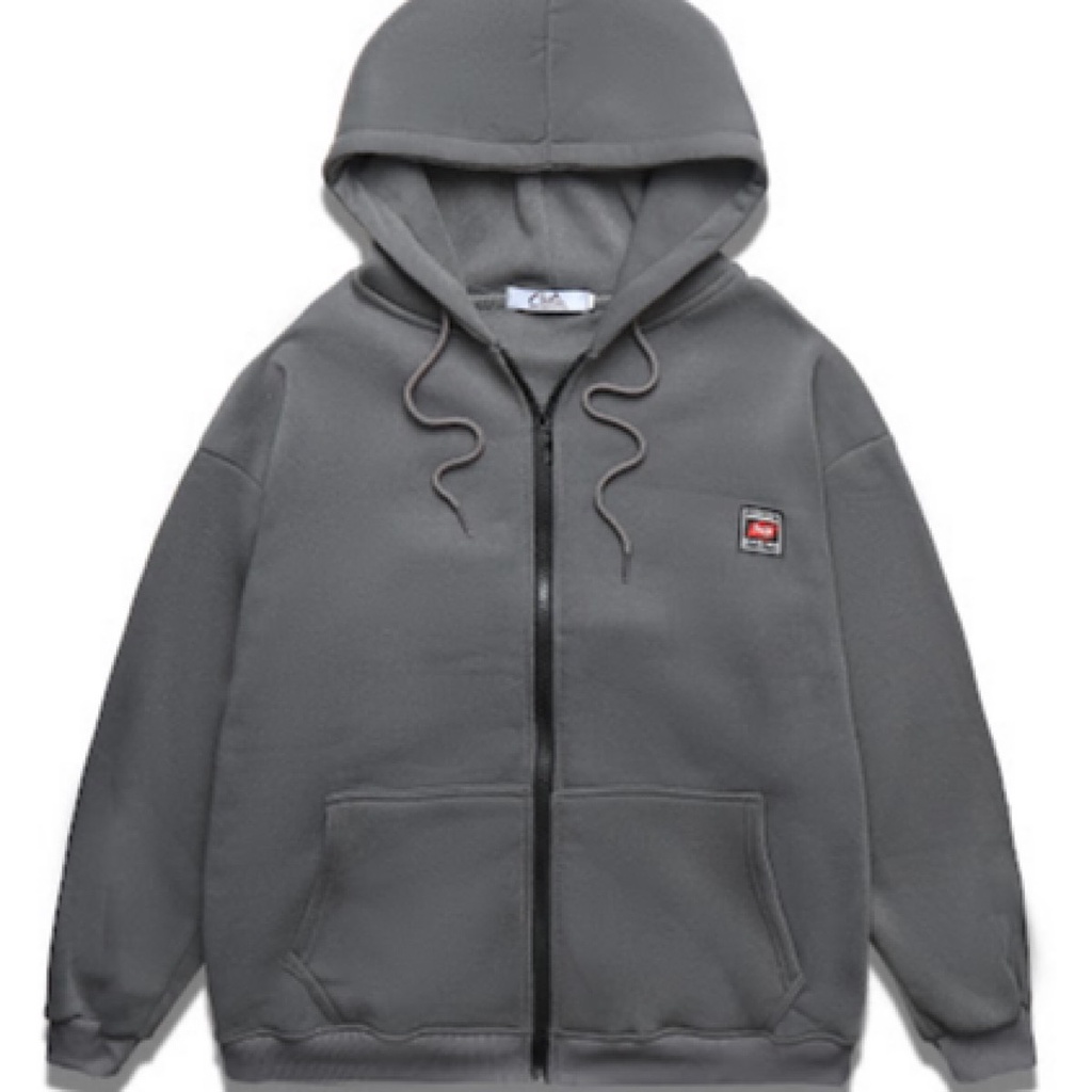 Áo khoác nữ dây kéo mẫu logo su cao cấp ,áo nỉ dây kéo UNISEX nam nữ phom rộng