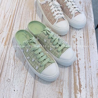Giày Sneaker hai màu Charles and Kieth