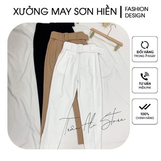 Quần Baggy Đai Vải Xưởng May Sơn Hiền MS3006