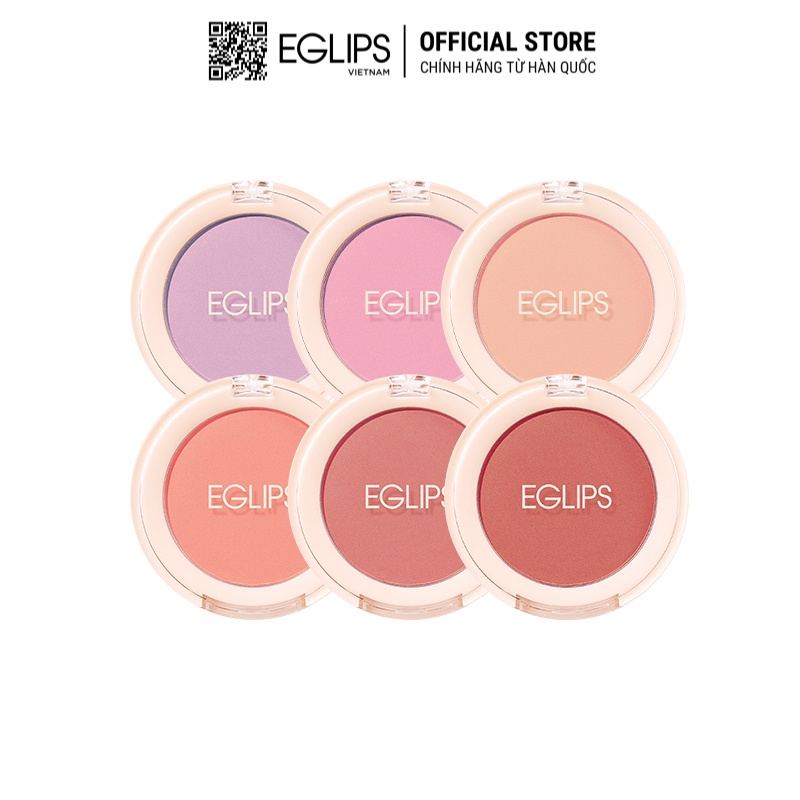 HSD 08. 2025 Phấn má dạng nén Eglips Cheek Fit Blusher 4g