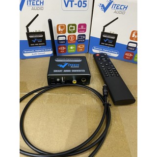 Bộ chuyển đổi Optical to AV VITECH VT05 Bluetooth ( Tặng kèm dây quang )