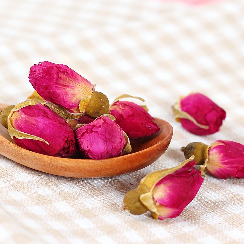 Trà hoa hồng sấy khô giúp ngủ sâu, hỗ trợ làm đẹp da thương hiệu SATOSO trọng lượng 50gr, 100gr