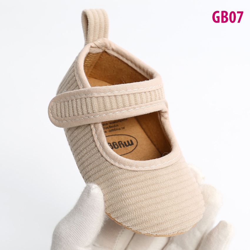 Giày bún, giày vải cho bé 0-3 tuổi Myggpp, chất liệu mềm mại, thông thoáng, không kích ứng da bé - GB07