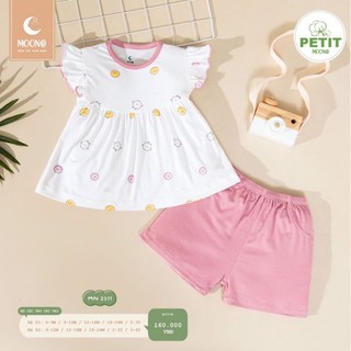 Moon_ Bộ cộc tay Petit Moon cho bé