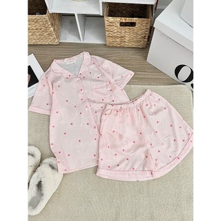 Đồ ngủ pyjama lụa hình mango cao cấp