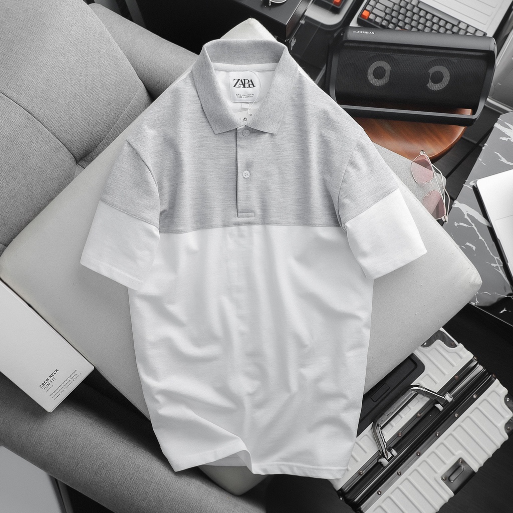 Áo thun polo  Shirt With Colorblock.