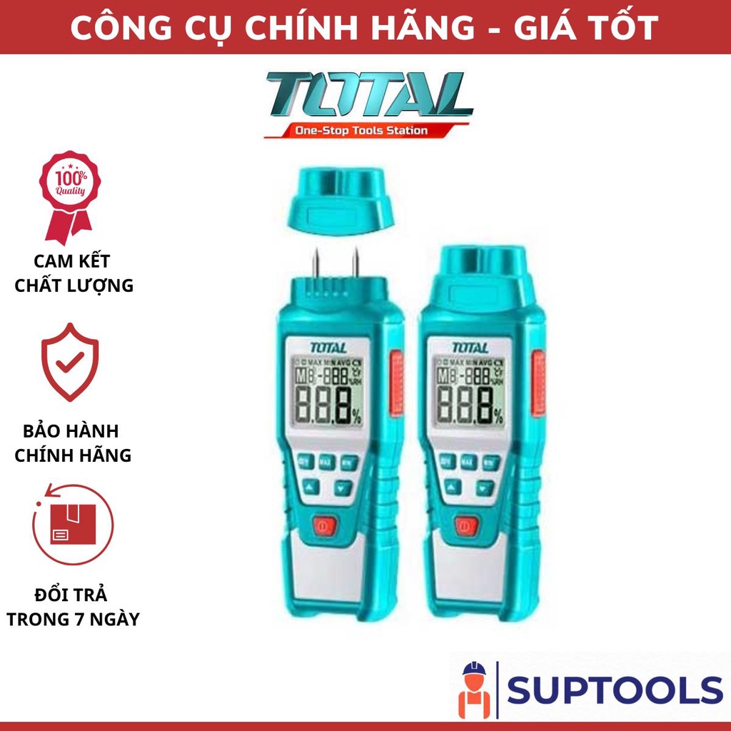 TOTAL Máy đo độ ẩm gỗ TETWM01 (Chính Hãng 100%)