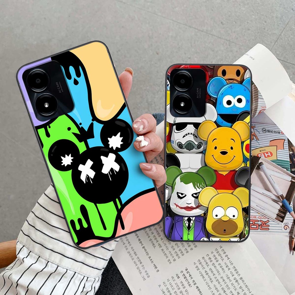Ốp lưng Vivo Y01 / Y02s hình kaws bearbrick gấu siêu đẹp, ốp rẻ bền đẹp