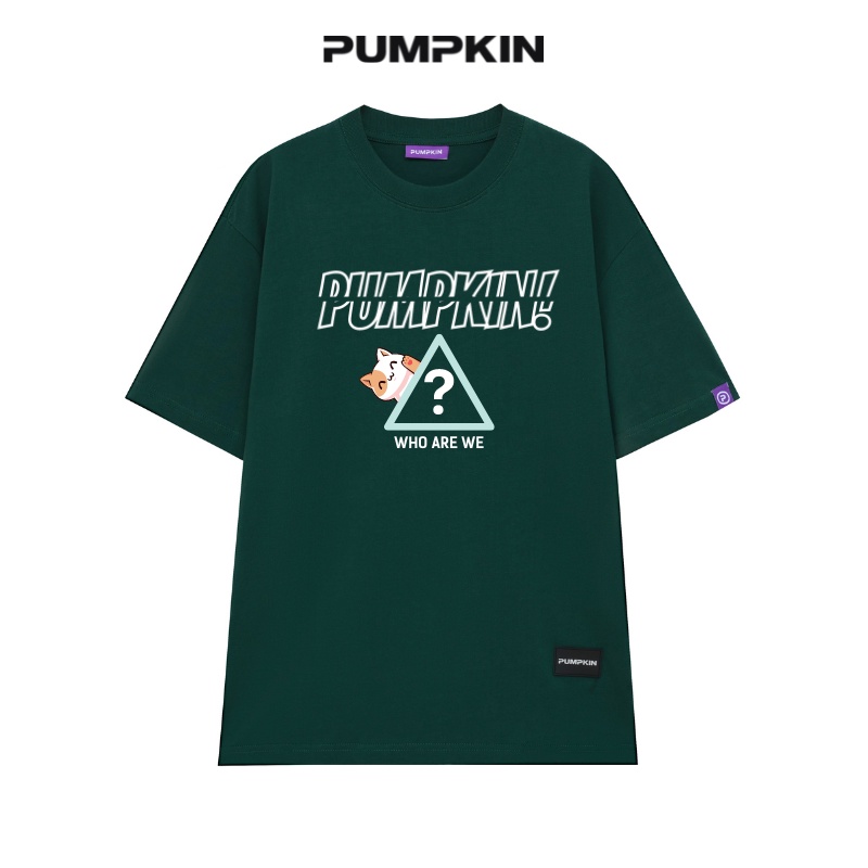 Áo thun mèo unisex PUMPKIN form rộng tay lỡ oversize dành cho nam nữ phong cách Local Brand