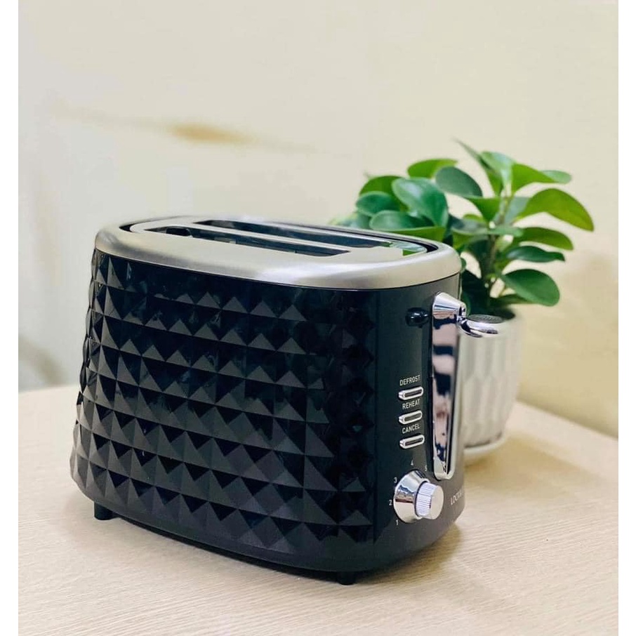 Máy nướng bánh mì LocknLock EJB222BLK 850W - màu đen, EJB221BLU 700W - màu xanh