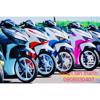 Dàn nhựa nhám vario,click 125-150 đời 2018-2022 chính hãng fan-vario đủ màu hồng,cam,xanh,trắng...